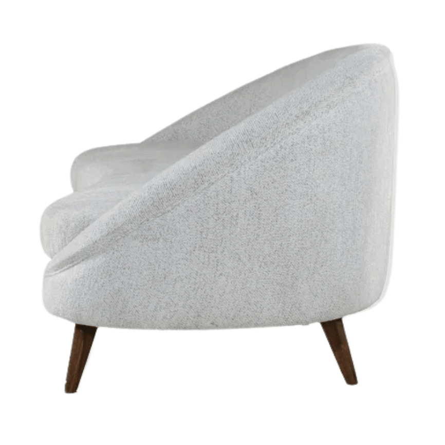 Modern Couch - Sleek Comfort in Light Gray - Image 4