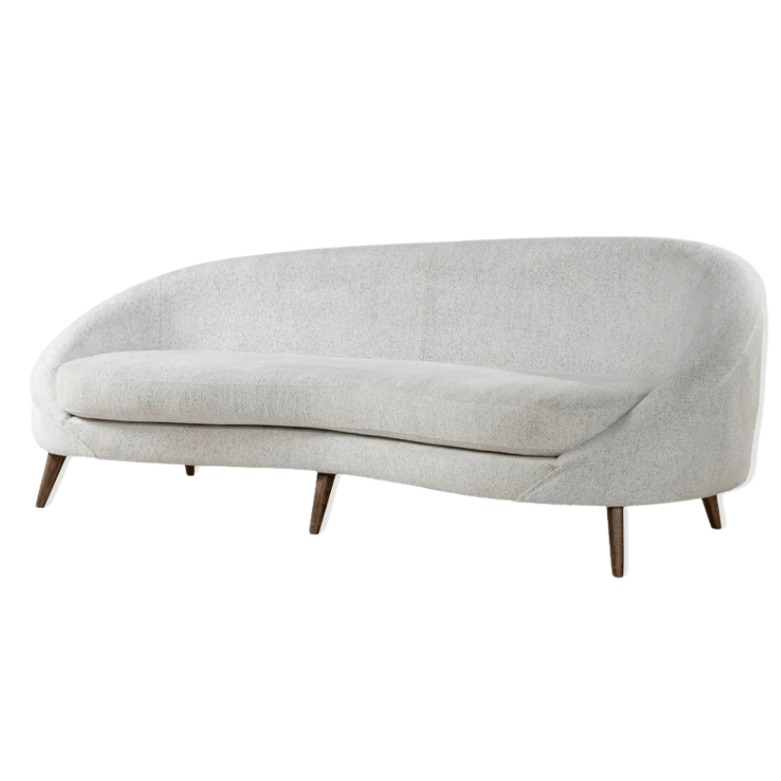 Modern Couch - Sleek Comfort in Light Gray - Image 5