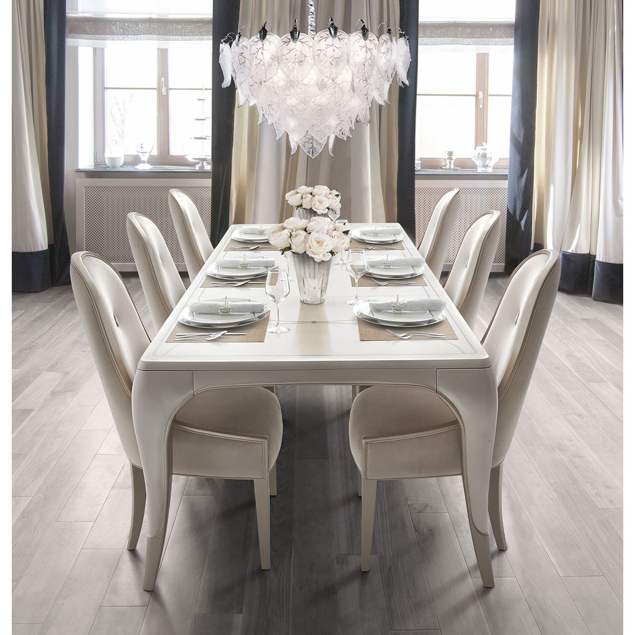 Rectangular Dining Table (Includes 2 - 24 leaves) - Image 13