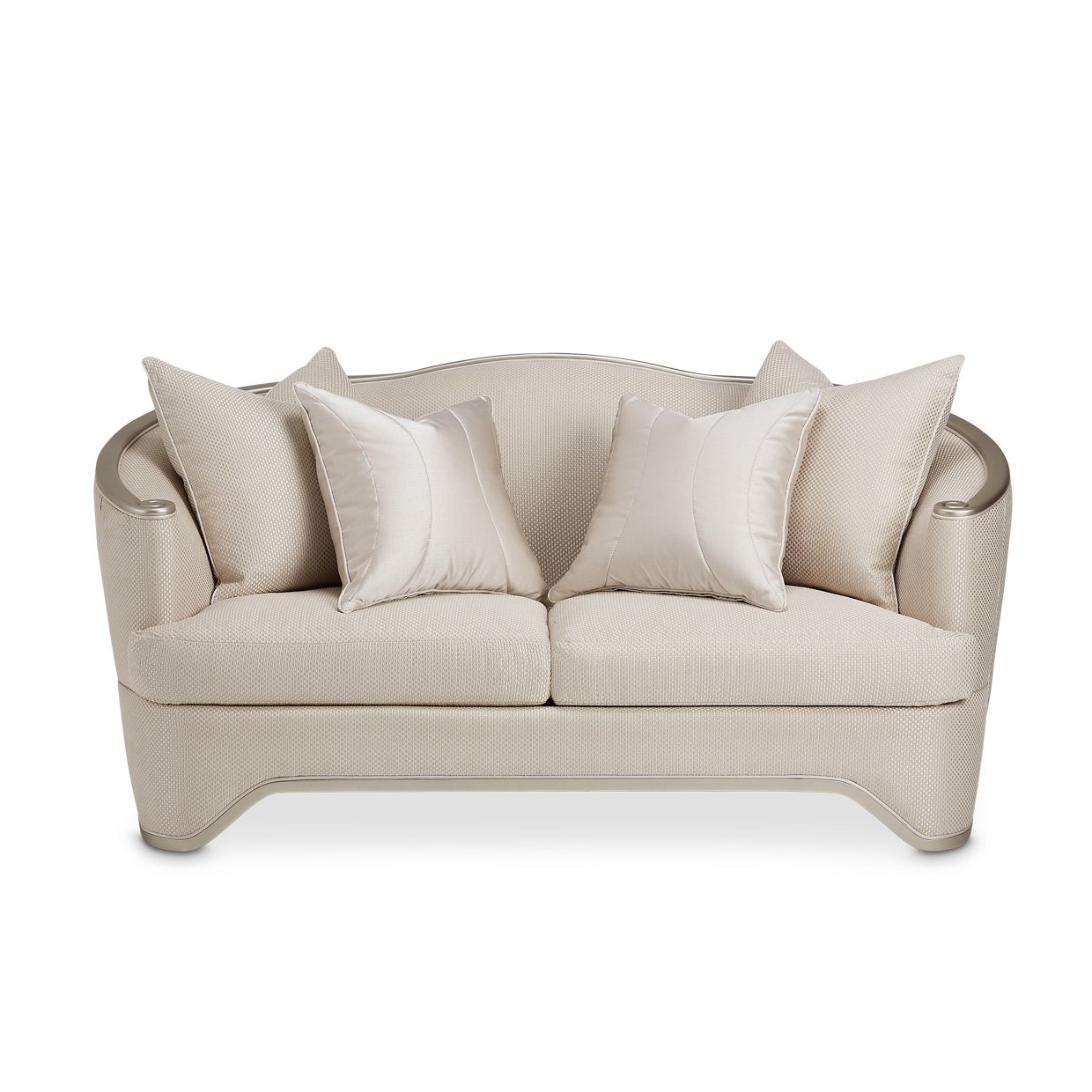 Loveseat Light Champagne - Image 3