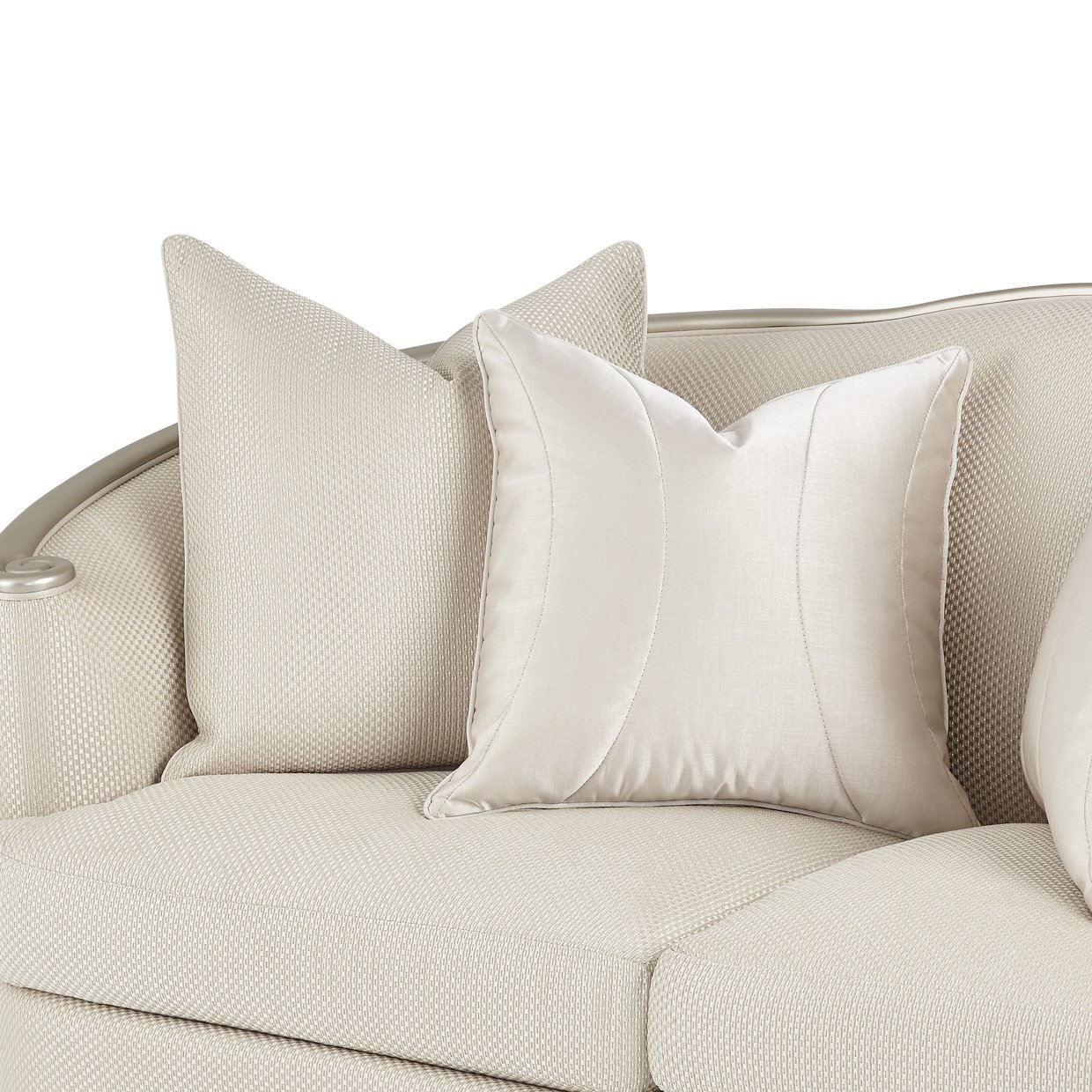 Loveseat Light Champagne - Image 2