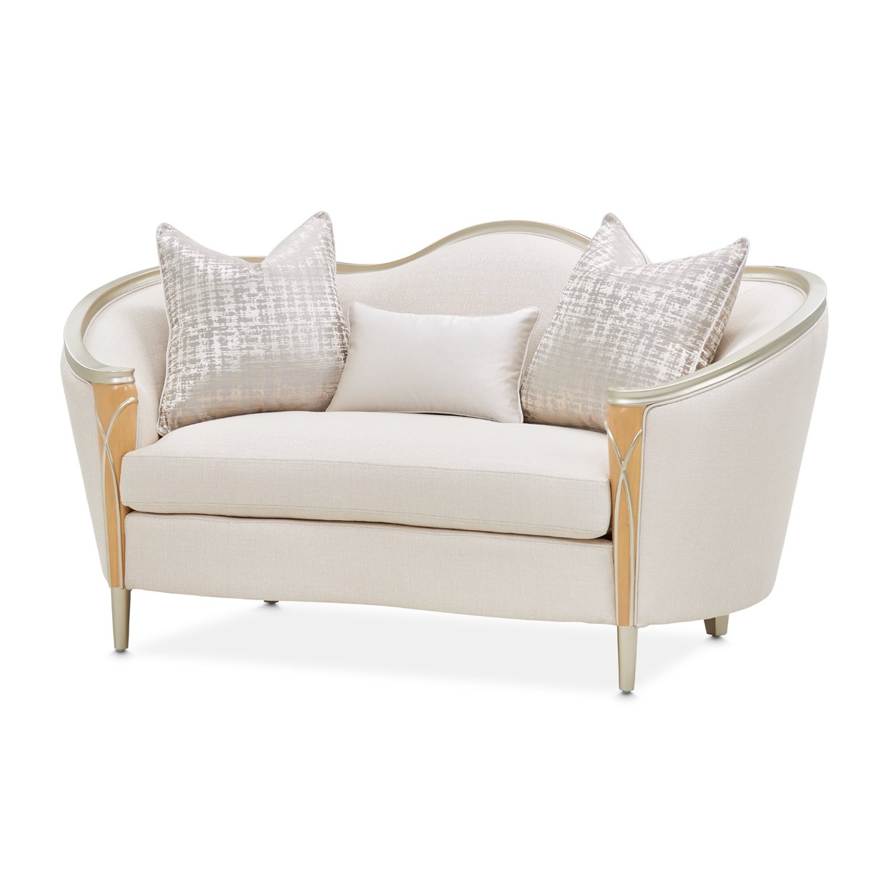 Villa Cherie Loveseat Caramel - Image 2