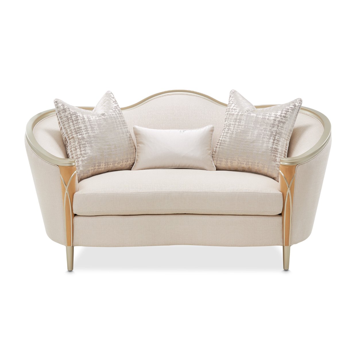 Villa Cherie Loveseat Caramel - Image 3