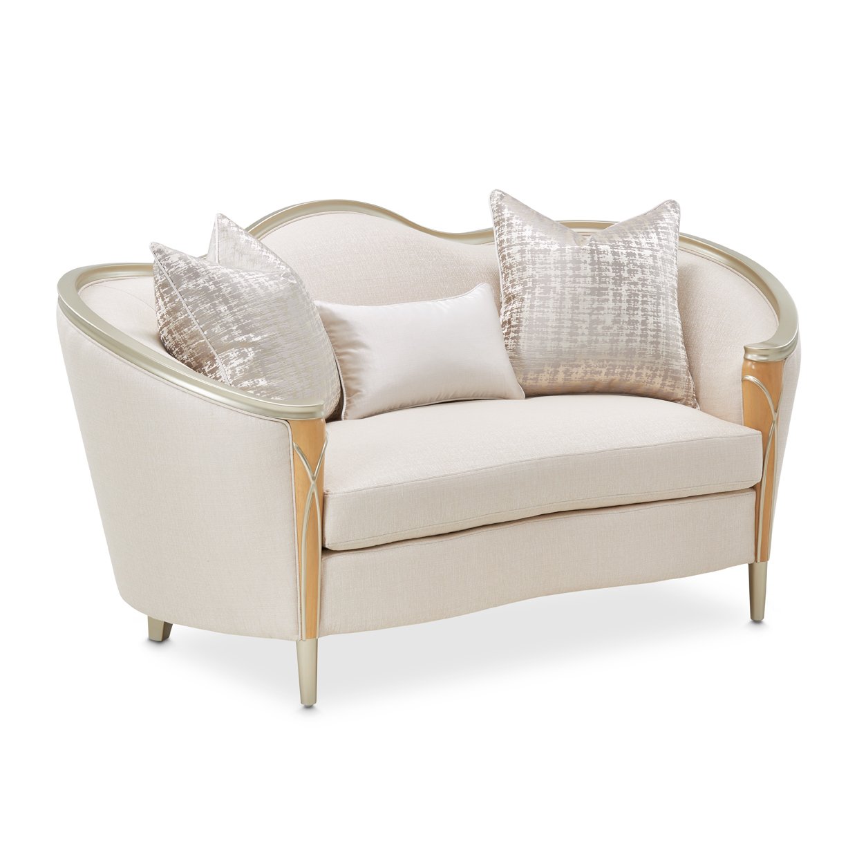 Villa Cherie Loveseat Caramel - Image 4