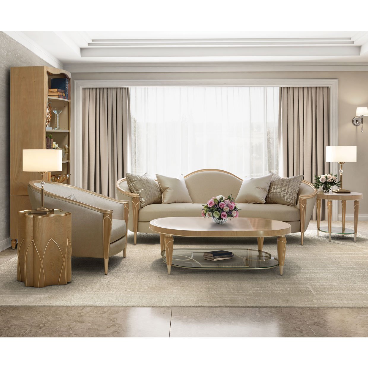VillaCherie Matching Chair Caramel - Image 6