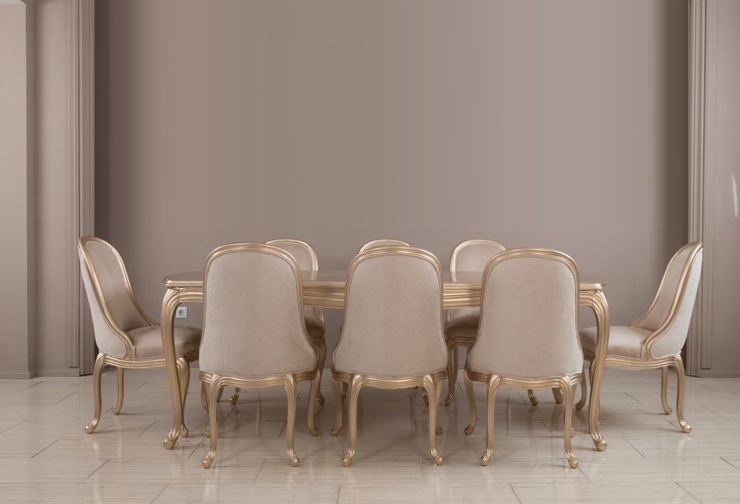 Mona champagne (silver and gold) Dining set(Additional 10% OFF Black Friday Price $7650) - Image 6