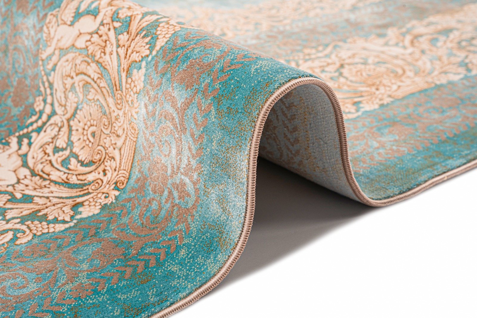 Persian silk carpet - Image 6