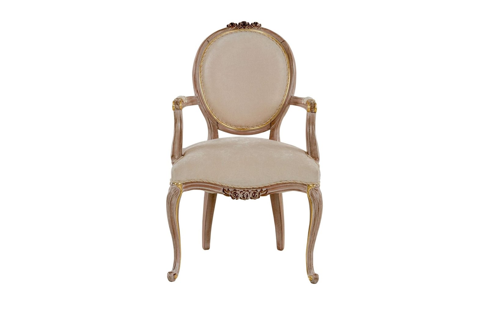 Sophia Natural Pink Arm Chair - Image 3